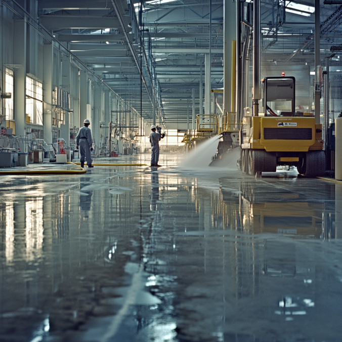 Mantenimiento de suelo industrial